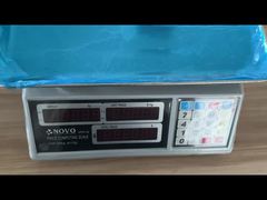 Báscula digital de pesaje 30x30cm con interfaz RS232 y batería de 4V