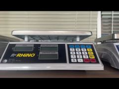 Máquina de medición de peso digital de plástico ABS, Balanza contadora de papel duradera